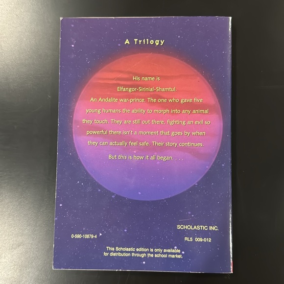 The Andalite Chronicles #1: Elfangor’s Journey - Scholastic Paperback Novel - Picture 2 of 7